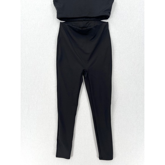 ALIX NYC Jodie Long Jumpsuit Womens XS Black Sleeveless Cut Out One Piece Racer - Picture 6 of 16